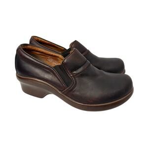 Ariat Shoes Womens 7 B Sutter Professional Clog Brown Leather Casual Work
